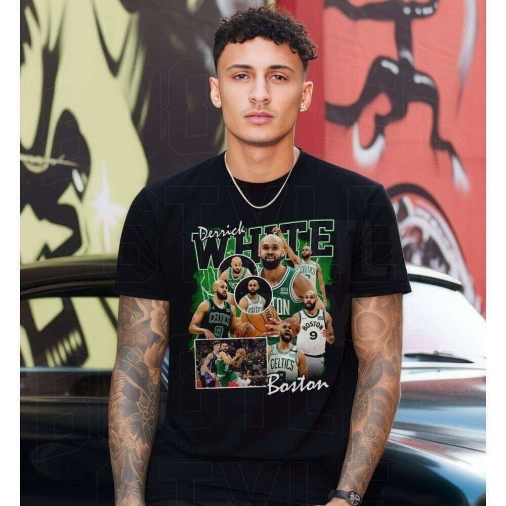 Derrick White Basketball Retro 90s Style Fan Unisex T-Shirt